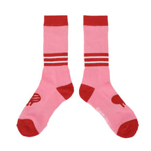 Load image into Gallery viewer, Gloomy Bear Peekaboo Embroidered Crew Socks