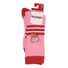 Load image into Gallery viewer, Gloomy Bear Peekaboo Embroidered Crew Socks
