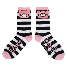 Load image into Gallery viewer, Gloomy Bear 3D Plush Striped Crew Socks