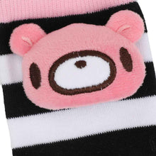 Load image into Gallery viewer, Gloomy Bear 3D Plush Striped Crew Socks