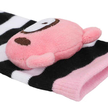Load image into Gallery viewer, Gloomy Bear 3D Plush Striped Crew Socks