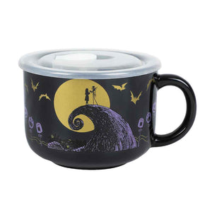 Nightmare Before Christmas Ceramic Soup Mug with Vent Lid