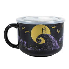 Load image into Gallery viewer, Nightmare Before Christmas Ceramic Soup Mug with Vent Lid