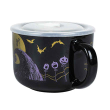 Load image into Gallery viewer, Nightmare Before Christmas Ceramic Soup Mug with Vent Lid