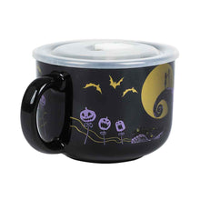 Load image into Gallery viewer, Nightmare Before Christmas Ceramic Soup Mug with Vent Lid