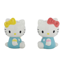 Load image into Gallery viewer, Hello Kitty and Mimmy Sculpted Salt and Pepper Shaker Set
