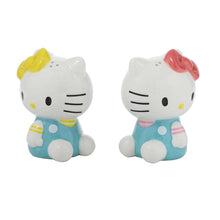 Load image into Gallery viewer, Hello Kitty and Mimmy Sculpted Salt and Pepper Shaker Set