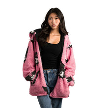 Load image into Gallery viewer, Kuromi Sherpa Fleece Hoodie