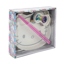 Load image into Gallery viewer, Hello Kitty Sakura Sushi Plates with Chopsticks Set