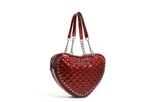 Load image into Gallery viewer, Red Rum Sparkle Tainted Love Tote Purse (Medium)