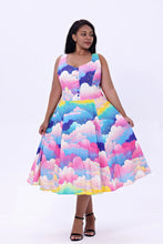 Load image into Gallery viewer, Rainbow Skies Swing Dress
