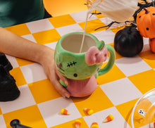 Load image into Gallery viewer, Hello Kitty Frankenstein Pink Dress Sculpted Mug