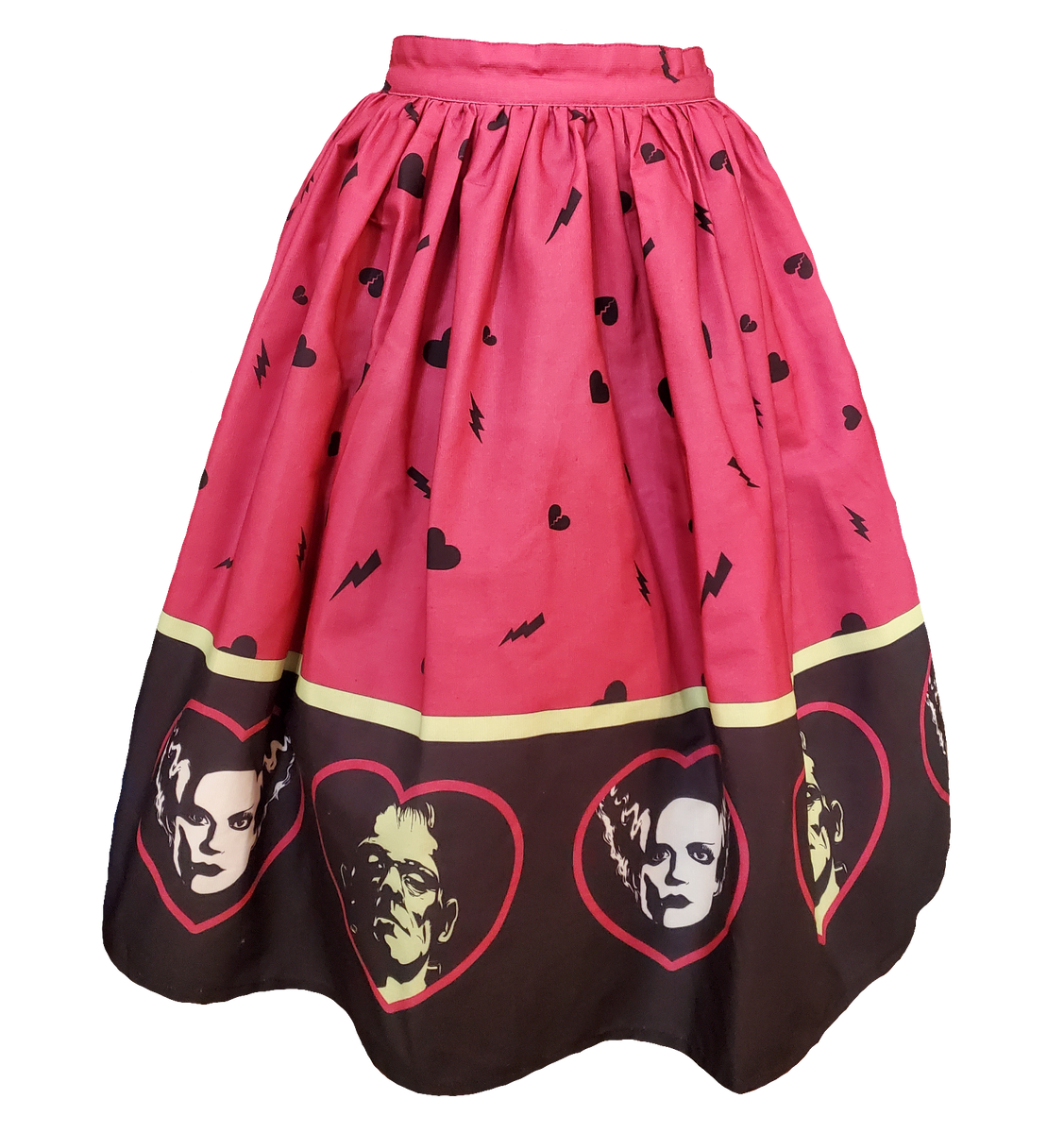 Frankenstein and his Bride Swing Skirt – Pink House Boutique