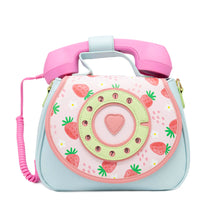 Load image into Gallery viewer, Strawberry Fields Ring Ring Phone Convertible Handbag Purse