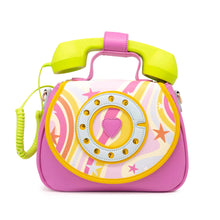 Load image into Gallery viewer, Retro Vibes Ring Ring Phone Convertible Handbag Purse