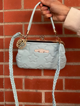 Load image into Gallery viewer, Cinnamoroll Quilted Kisslock 2-Way Shoulder Purse