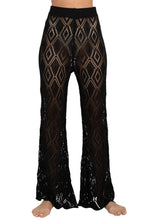 Load image into Gallery viewer, Diamond Knit Beach Bellbottom Pants
