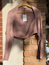 Load image into Gallery viewer, Blush Rib Knit Shrug Bolero