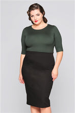 Load image into Gallery viewer, Black Fiona Pencil Skirt