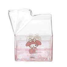 Load image into Gallery viewer, My Melody Kawaii Glass Milk Carton Cup