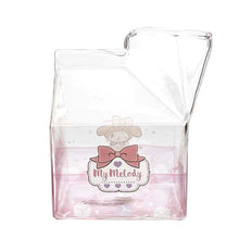 Load image into Gallery viewer, My Melody Kawaii Glass Milk Carton Cup