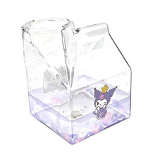 Load image into Gallery viewer, Kuromi Kawaii Glass Milk Carton Cup