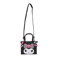 Load image into Gallery viewer, Kuromi 2-Way Mini Black Handbag Purse