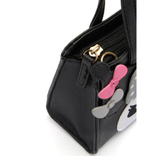 Load image into Gallery viewer, Kuromi 2-Way Mini Black Handbag Purse