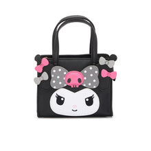 Load image into Gallery viewer, Kuromi 2-Way Mini Black Handbag Purse