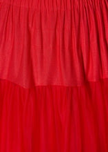 Load image into Gallery viewer, Red Fluffy Petticoat