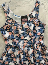 Load image into Gallery viewer, Floral Ghost Fit and Flare Dress