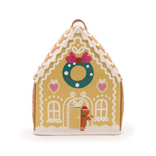 Load image into Gallery viewer, Gingerbread House Glow In The Dark Mini Backpack
