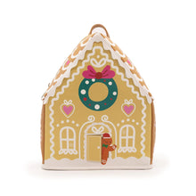 Load image into Gallery viewer, Gingerbread House Glow In The Dark Mini Backpack