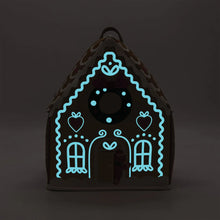 Load image into Gallery viewer, Gingerbread House Glow In The Dark Mini Backpack
