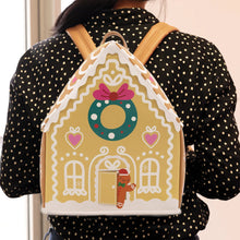 Load image into Gallery viewer, Gingerbread House Glow In The Dark Mini Backpack