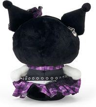Load image into Gallery viewer, Kuromi Sweet Rock n' Check Gingham Plush Shoulder Purse