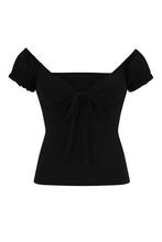 Load image into Gallery viewer, Sasha Black Elevated Tee Top