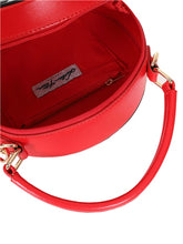 Load image into Gallery viewer, Tara Polka Dot Hatbox Style Purse