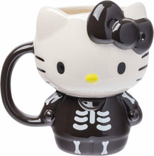 Load image into Gallery viewer, Hello Kitty Skeleton Costime Halloween 3D Sculpted Mug