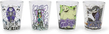 Load image into Gallery viewer, Nightmare Before Christmas Mini Glass Set of 4