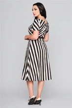 Load image into Gallery viewer, Valeria Striped Flared Dress