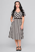 Load image into Gallery viewer, Valeria Striped Flared Dress
