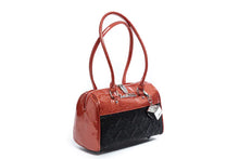 Load image into Gallery viewer, Coral Sparkle & Black Atomic Spade Tote
