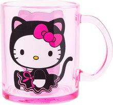 Load image into Gallery viewer, Hello Kitty Black Cat Costume Crystal Mug