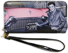 Load image into Gallery viewer, Elvis Pink Caddilac Checkbook Wallet
