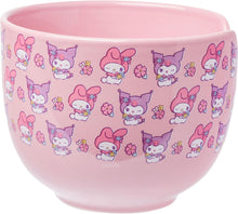 Load image into Gallery viewer, My Melody and Kuromi Ramen Bowl with Chopsticks
