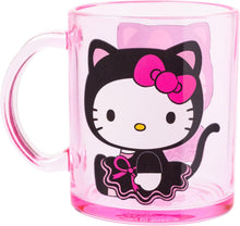 Load image into Gallery viewer, Hello Kitty Black Cat Costume Crystal Mug