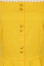 Load image into Gallery viewer, Morgana Yellow Swing Dress
