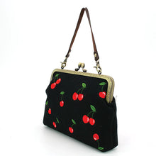 Load image into Gallery viewer, Cherry Kisslock Handbag