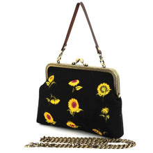 Load image into Gallery viewer, Sunflower Kisslock Handbag
